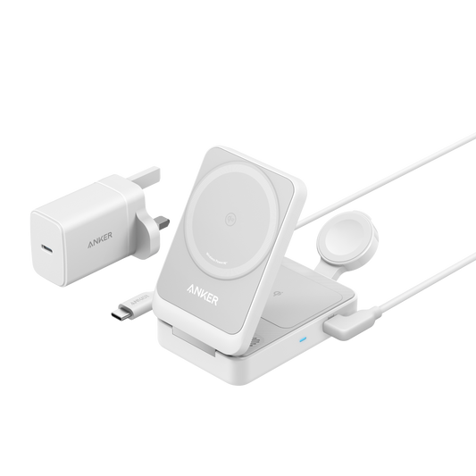 Anker MagGo Wireless Charging Station (Foldable 3-in-1)