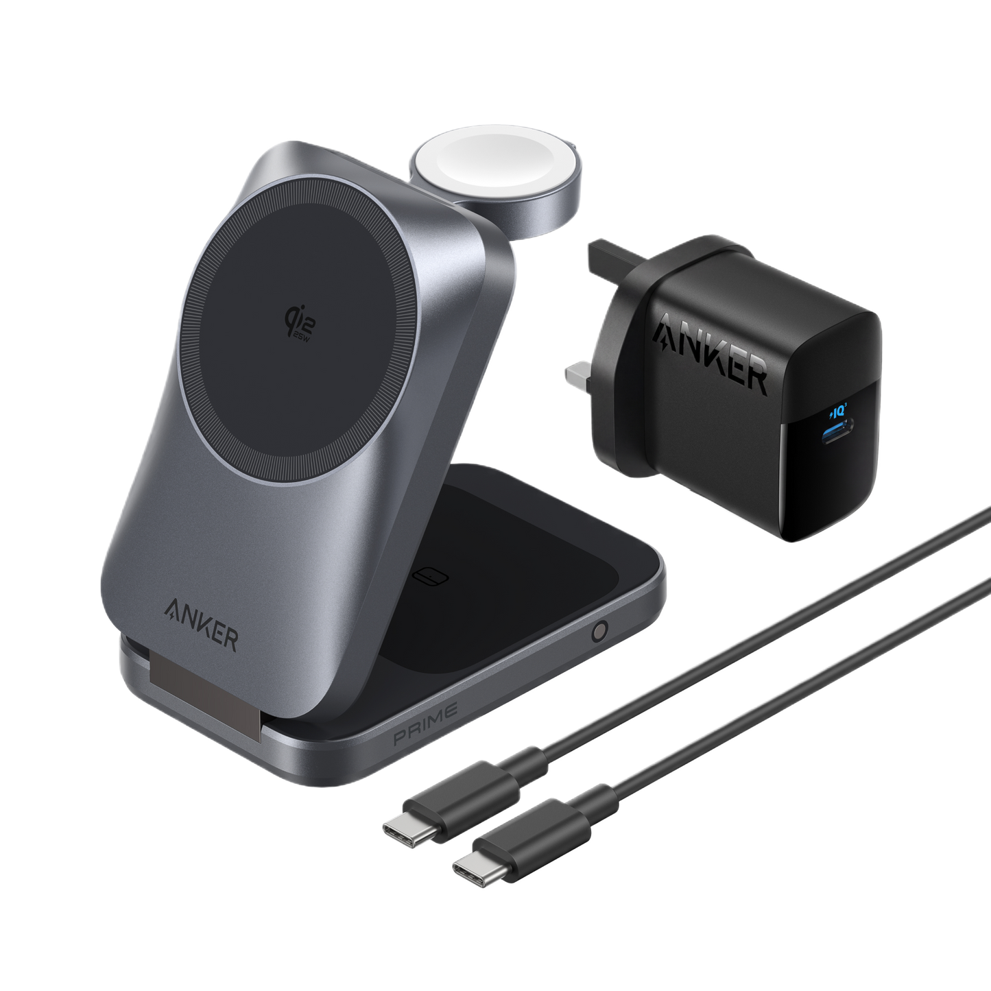 Anker Prime Wireless Charging Station (3-in-1, MagGo, AirCool, Foldable) BOA