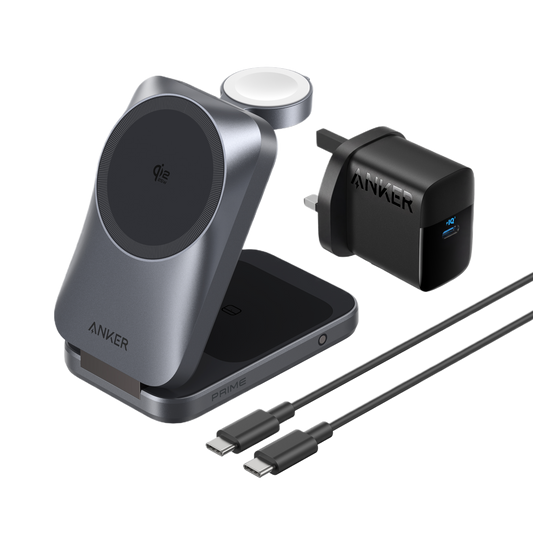 Anker Prime Wireless Charging Station (3-in-1, MagGo, AirCool, Foldable) BOA