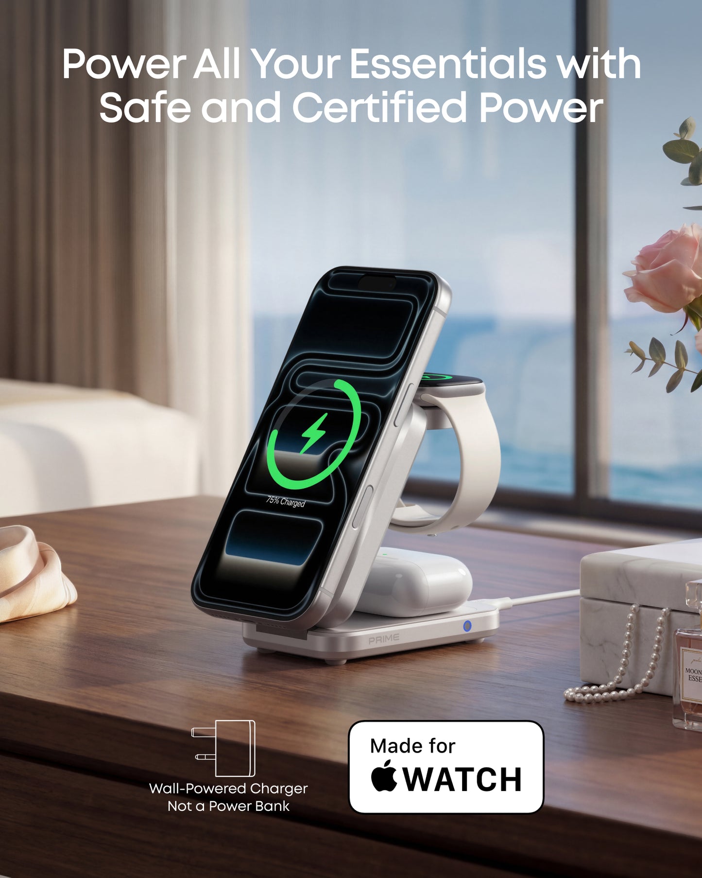 Anker Prime Wireless Charging Station (3-in-1, MagGo, AirCool, Foldable)