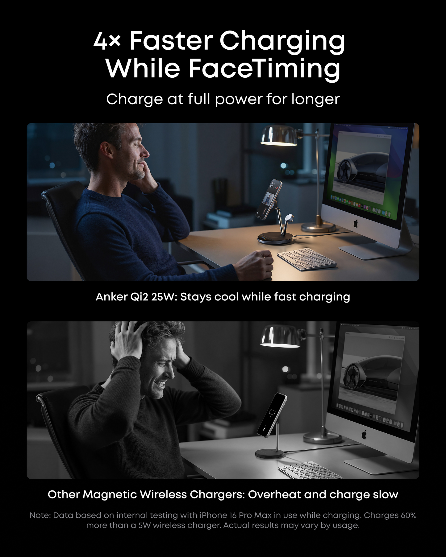 Anker Prime Wireless Charging Station (3-in-1, MagGo, AirCool, Dock Stand)