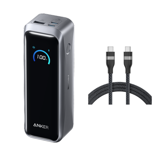 Anker Prime Power Bank (20K, 220W) and USB-C to USB-C Cable (240W, 6ft)