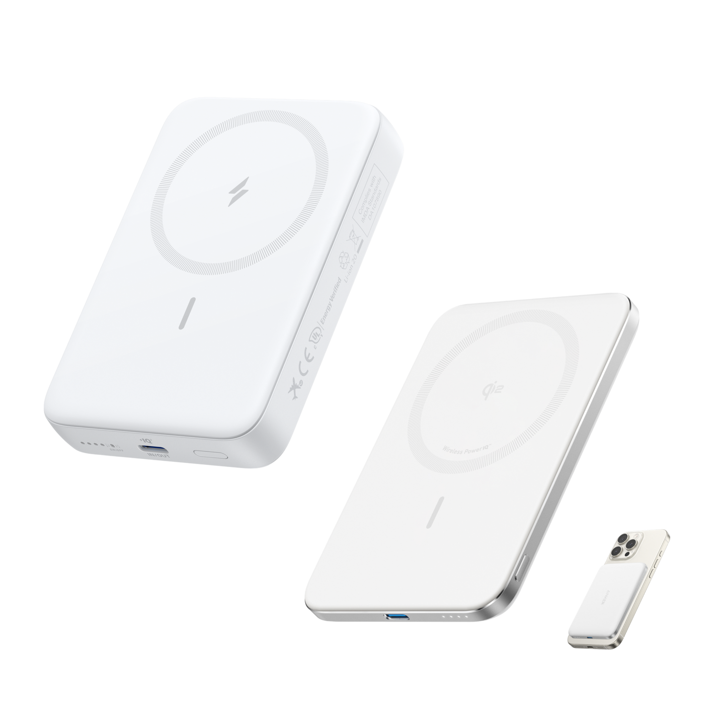 Anker MagGo Power Bank (10K, 15W Wireless) + Anker Nano Power Bank (5K, 15W Wireless)
