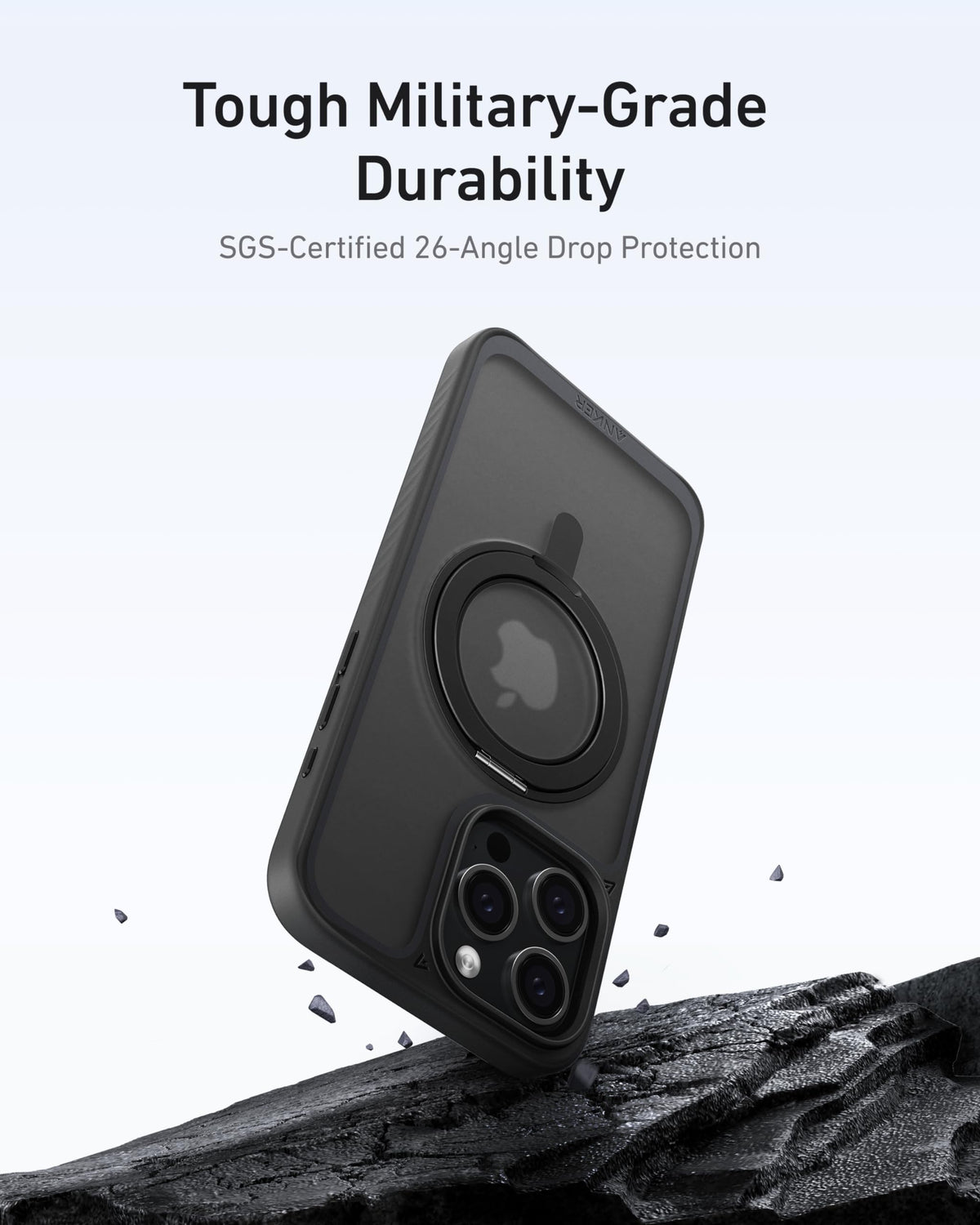 Anker MagGo Magnetic Case with Stand (360° Ring Stand, For iPhone)  | Exclusive Livestream Offer