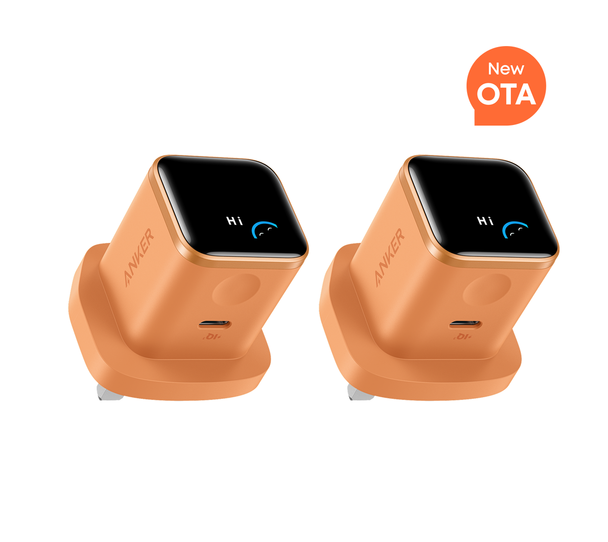 Anker Nano Charger (45W, Smart Display, 2-Pack)