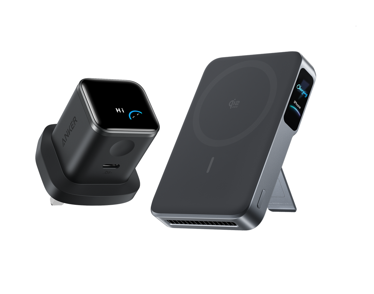 Anker Nano Charger (45W, Smart Display) and Anker MagGo 2 Pro