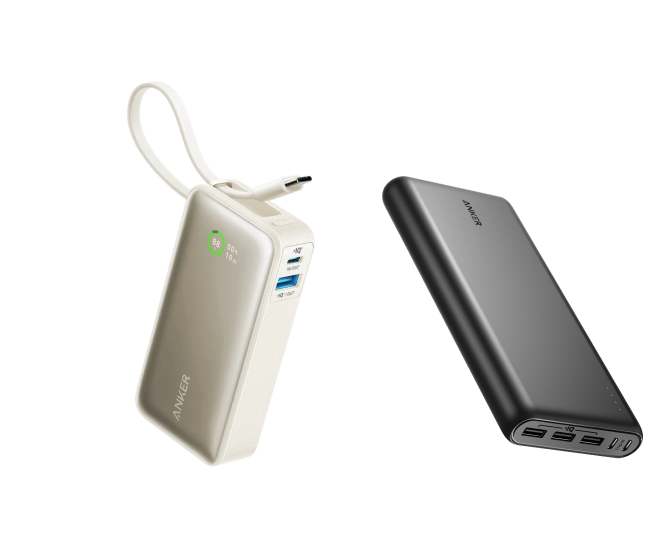 Anker Nano Power Bank &amp; Anker 337 Power Bank (PowerCore 26K)