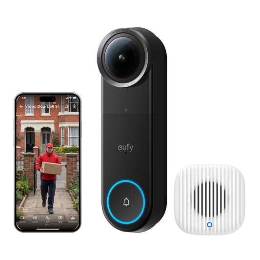 Anker eufy S4 3K Smart Video Doorbell with Chime 2 (Wired)