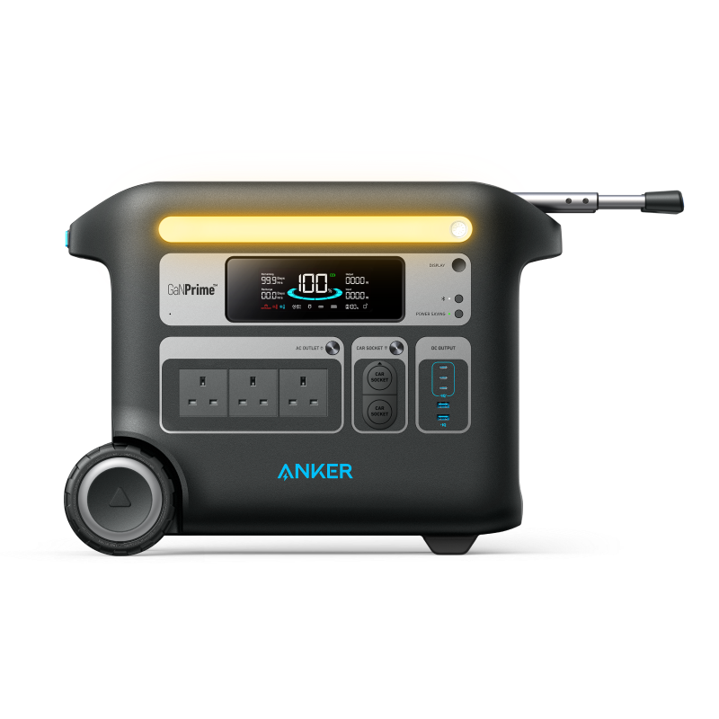 Anker SOLIX F2000 + Expansion Battery + 2× 200W Solar Panels