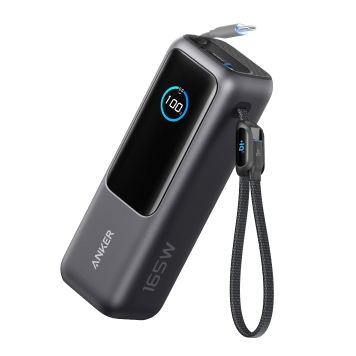 Anker Laptop Power Bank (25K, 165W, Built-In and Retractable Cables) + Liberty 4 NC | True-Wireless Noise Cancelling Earbuds