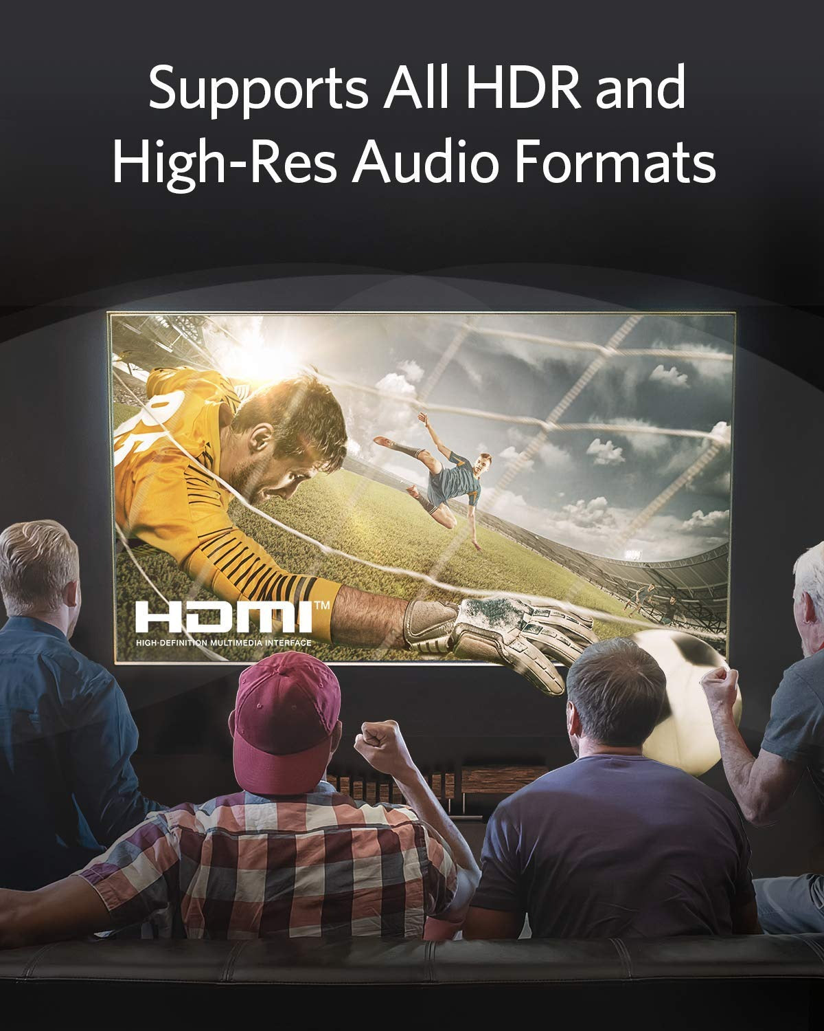Anker 8K@60Hz HDMI Cable, Ultra High Speed 4K@120Hz 48Gbps 6.6 ft Ultra HD HDMI to HDMI Cord
