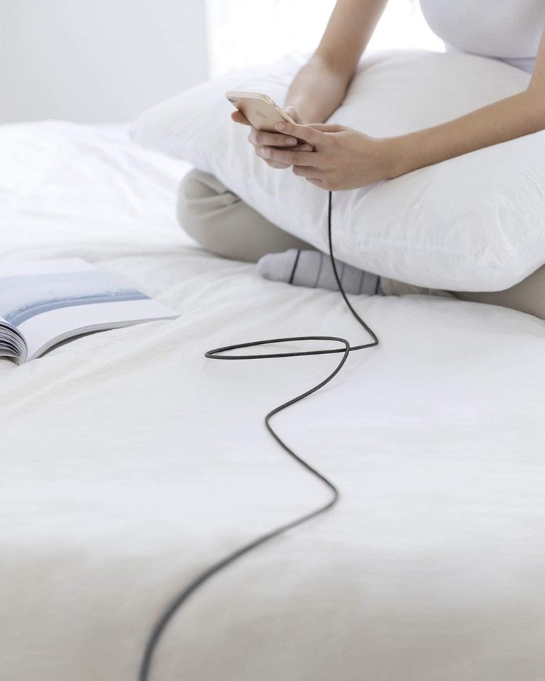 Anker Laptop Power Bank (25K, 165W, Built-In and Retractable Cables) and USB-A to Lightning Cable (Nylon)