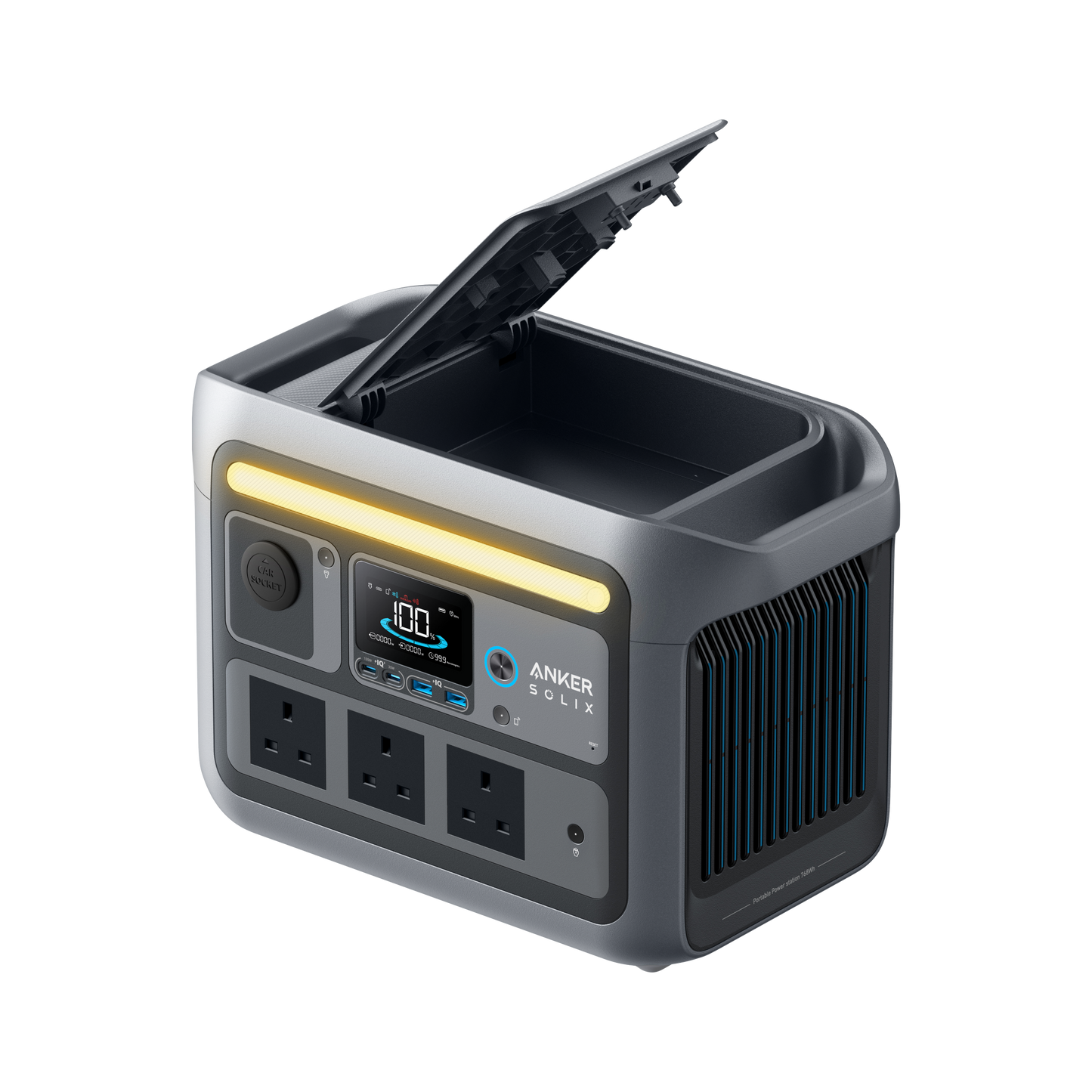 Anker SOLIX C800 Plus Portable Power Station - 768Wh | 1,200W