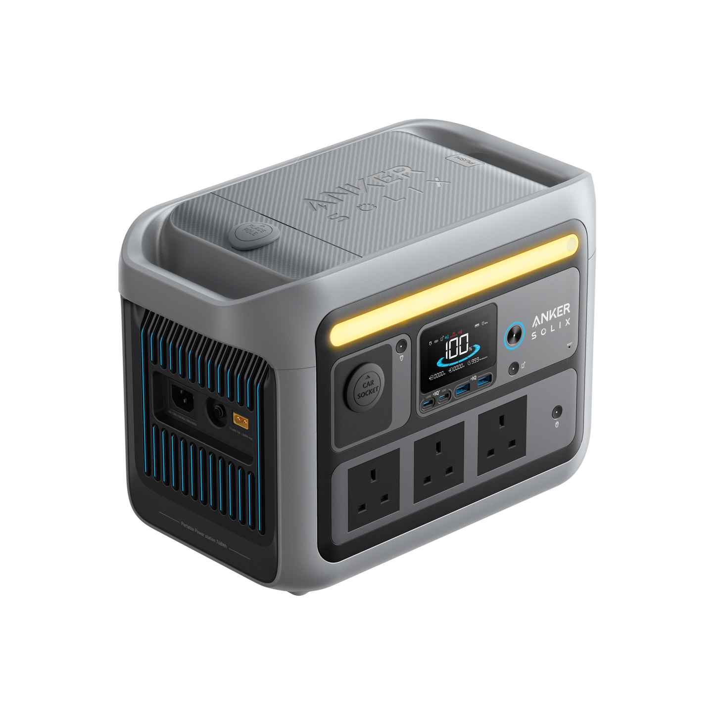 Anker SOLIX C800 Plus Portable Power Station - 768Wh | 1,200W