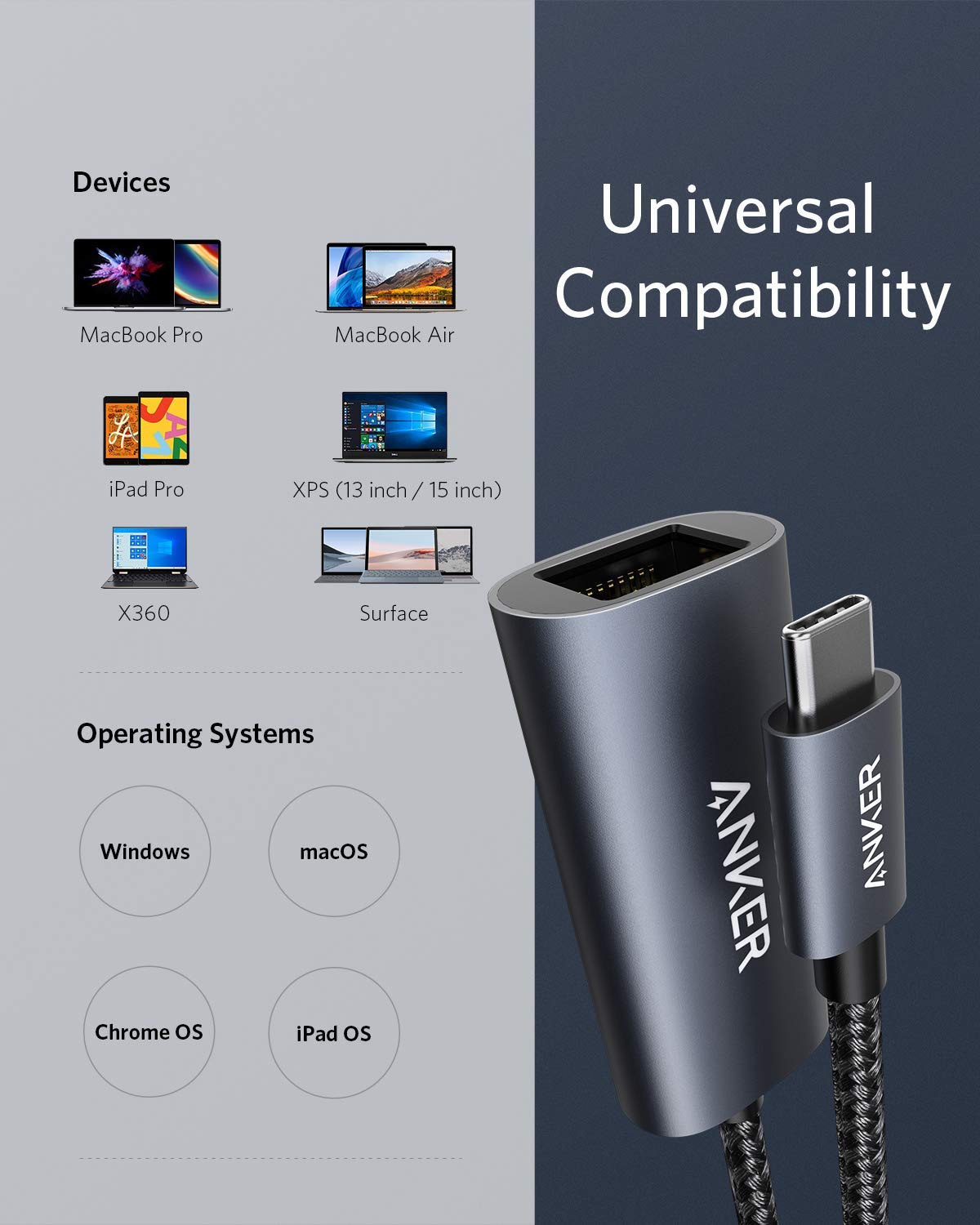Anker PowerExpand USB-C to Gigabit Ethernet Adapter