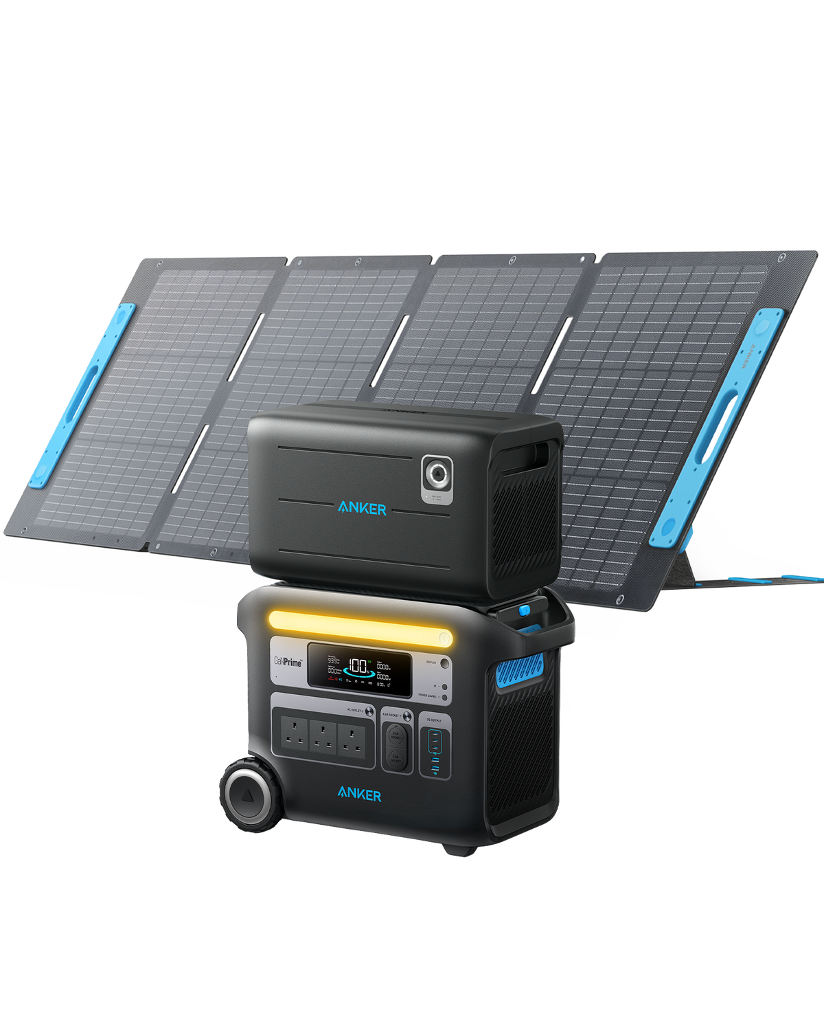 Anker SOLIX &lt;b&gt;F2000&lt;/b&gt; Solar Generator (Solar Generator 767 with 200W Solar Panel and Expansion Battery)