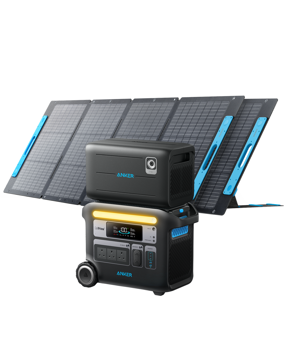 Anker SOLIX &lt;b&gt;F2000&lt;/b&gt; Solar Generator (Solar Generator &lt;b&gt;767&lt;/b&gt; with 2x 200W Solar Panel and Expansion Battery)
